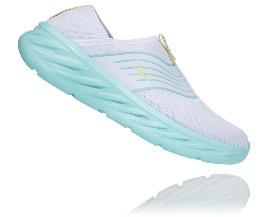 Hoka One One Sandale Damske Biele/Modre - ORA Recovery - 79364-IEOW